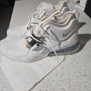 Nike White and Cream Sneakers